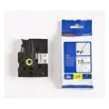 Brother Banda de inscriptionare negru pe alb (TZEFX241), 18mm, laminat flexibil