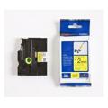 Brother Banda de inscriptionare negru pe galben (TZEFX631), 12mm, laminat flexibil