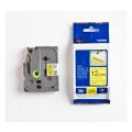 Brother Banda de inscriptionare negru pe galben (TZES631), 12mm, laminat