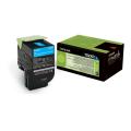 Lexmark Toner cian (70C2XC0 / 702XC) (Returnare, high capacity)
