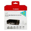 Canon Cartus cu cerneala fotografie neagrăgrafie / negru mat / gri / optimizer (4868B018 / PGI29) (multipack)