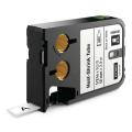 Dymo Furtun reductibil la caldura negru pe alb (1868810), 12mm