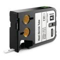 Dymo Furtun reductibil la caldura negru pe alb (1868809), 6mm