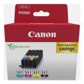 Canon Cartus cu cerneala negru / cian / magenta / galben (6509B016 / CLI551) (multipack)